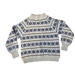 Danspin Hand Knitted 100% Wool Thick Sweater